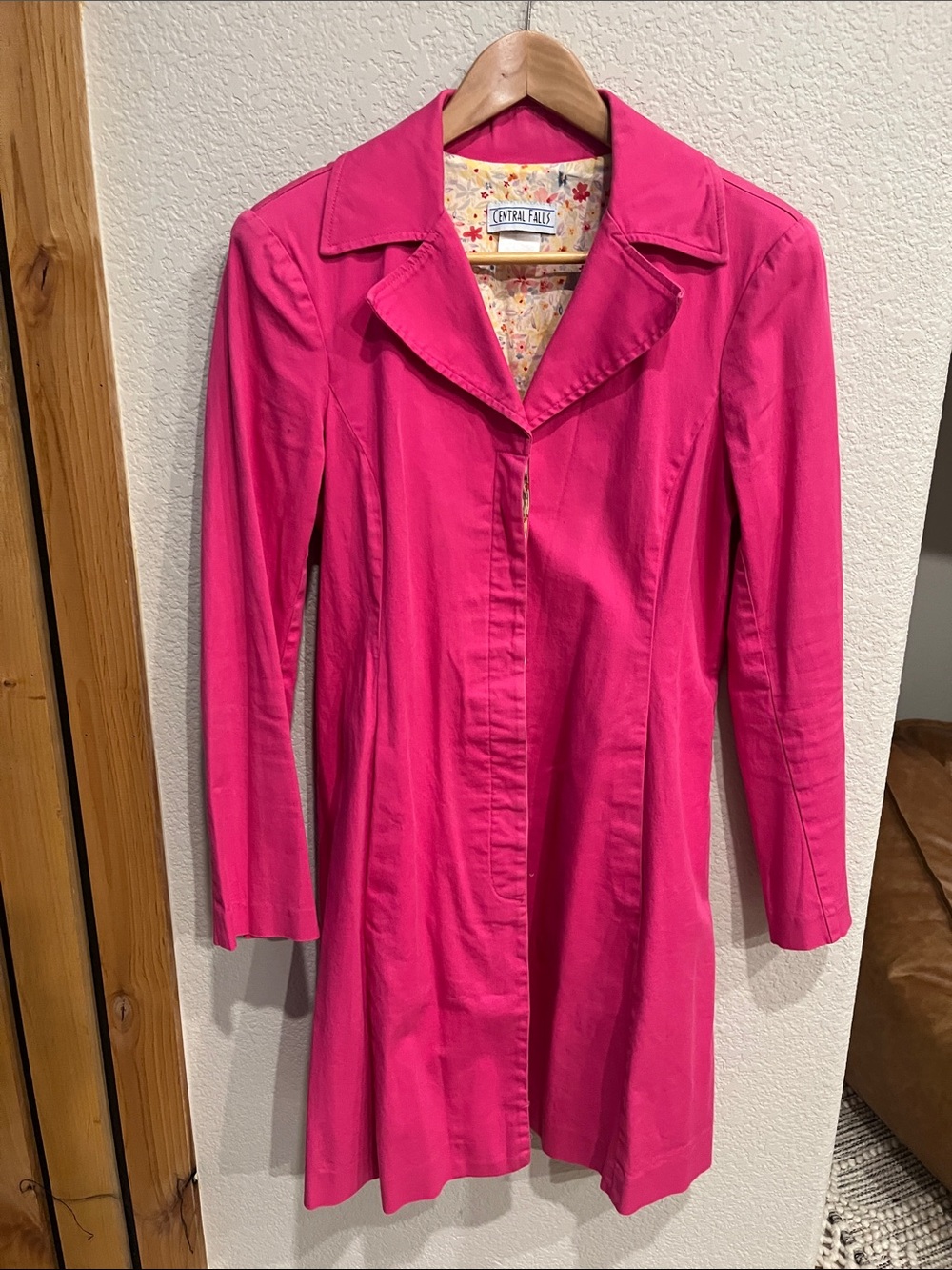 Central Falls Hot Pink Women's Blazer Coat